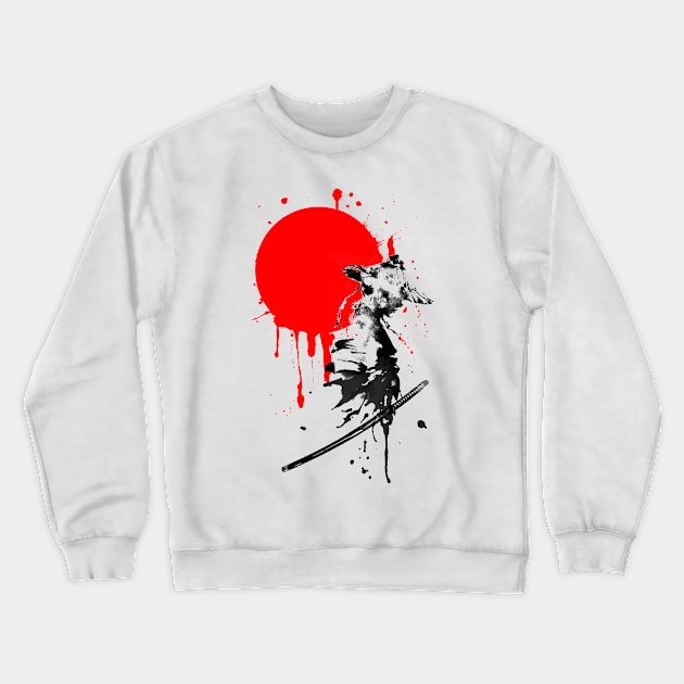 Japanese Warrior Crewneck Sweatshirt by vivalarevolucio